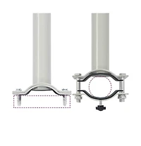 vidaXL Side Awning Cream Polyester, Powder-Coated Iron 47.2 x 118.1 in