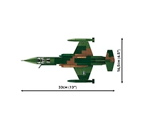 Cobi Historical Collection Vietnam War Lockheed F-104 Starfighter 1:48 Scale 438-Piece Building Set, Ages 8+
