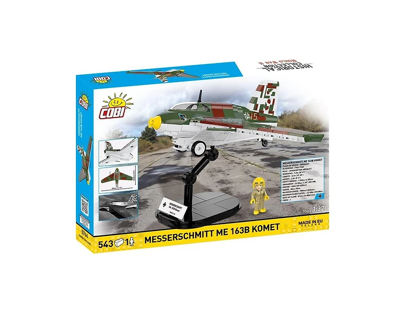 Cobi Historical Collection Wwii Messerschmitt Me 163B Komet 543-Piece Building Set, Ages 9+