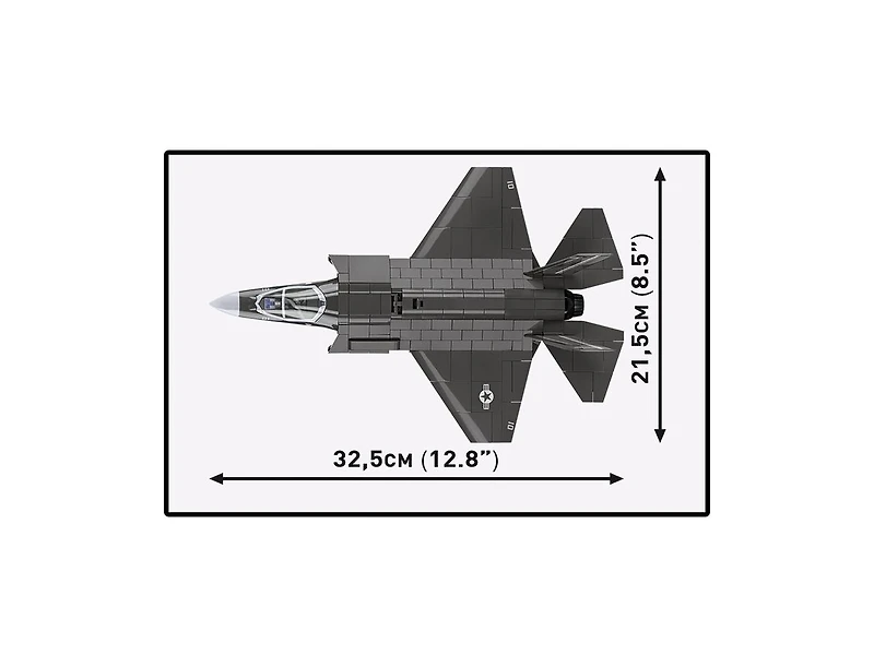 Cobi F-35B Lightning Ii 614-Piece Building Set, Ages 9 and Up