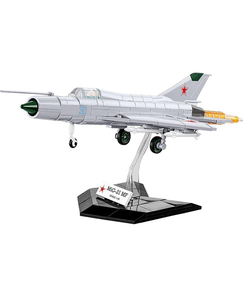 Cobi Armed Forces MiG-21 Mf Polish and Soviet Markings 381-Piece Building Set, Ages 8+