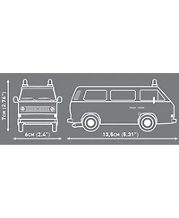 Cobi Volkswagen T3 Feuerwehr Action Town 1:35 Scale 238-Piece Building Set, Ages 7+