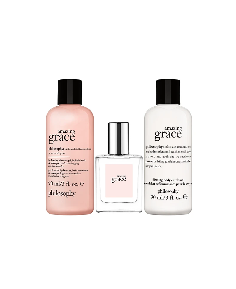philosophy 3-Piece Mini Amazing Grace Eau de Toilette Gift Set