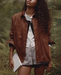 French Connection Women's Sonja Button-Down Collared Shirt