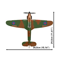 Cobi Historical Collection Wwii Hawker Hurricane (No 302 Sqn. Raf) 375-Piece Building Set, Ages 8+