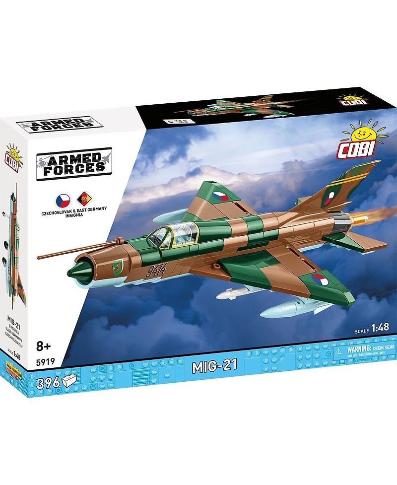 Cobi Armed Forces MiG-21 (Gdr/Czechoslovakia) Fighter Jet 396-Piece Building Set, Ages 8+