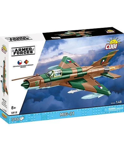 Cobi Armed Forces MiG-21 (Gdr/Czechoslovakia) Fighter Jet 396-Piece Building Set, Ages 8+