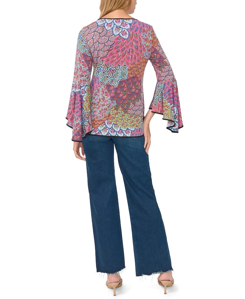 Sam & Jess Women's Bell-Sleeve Top