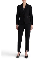 Kasper Women's One-Button Notch Collar Blazer