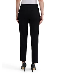 Kasper Women's Audrey Pull-On Straight-Leg Ankle Compression Pants