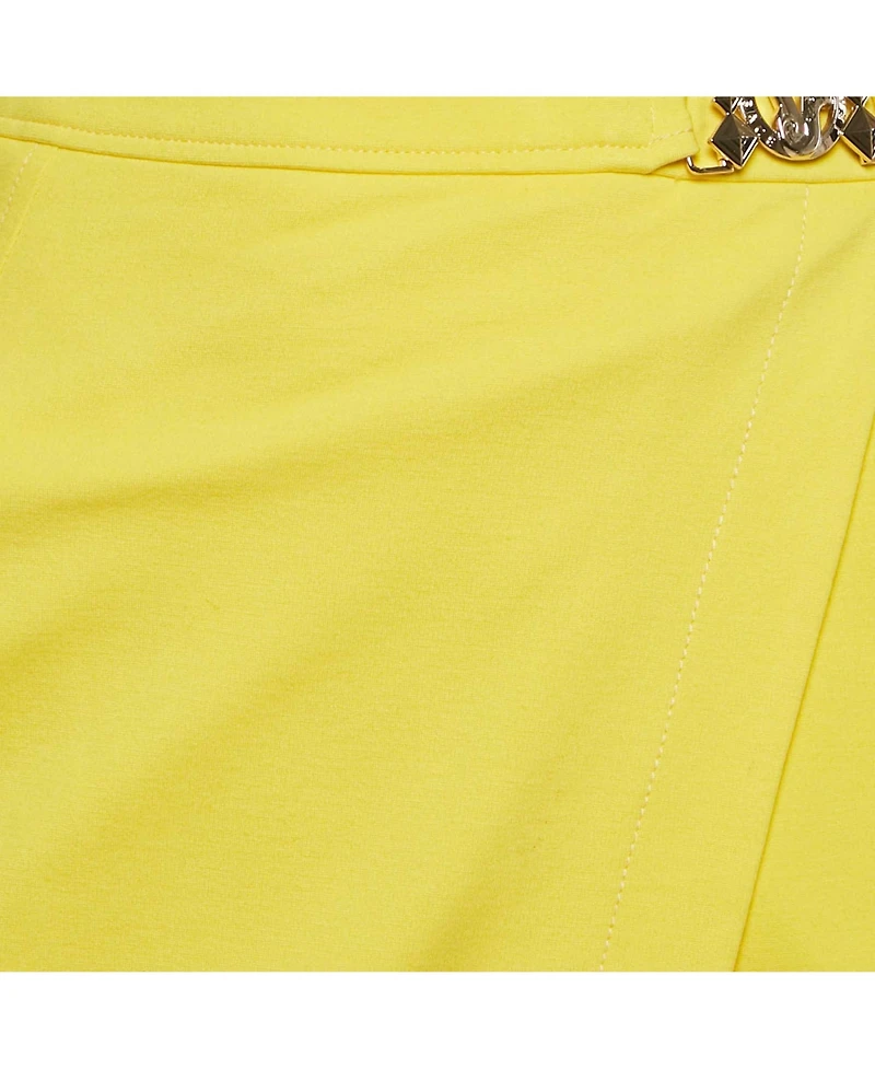 Pre-Owned Versace Women's Wrap Mini Pencil Skirt