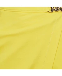 Pre-Owned Versace Women's Wrap Mini Pencil Skirt