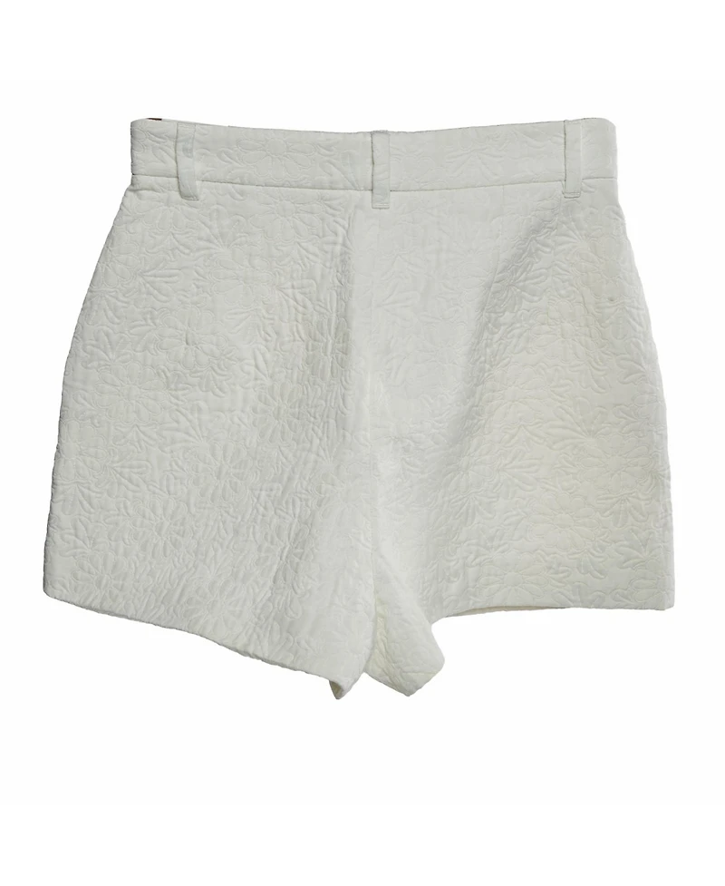 Pre-Owned Dolce & Gabbana Women's Floral Zip-Fly Shorts, 7" Inseam