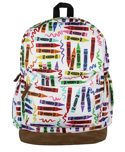 Crayola Crayons Backpack Rainbow Doodles 16 Inch Bag with Adjustable Straps