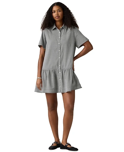Levi's Women's Cielle Short-Sleeve Collared Mini Dress