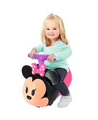 Kiddieland Zoom Zoom Ride-On Minnie with Foldable Handlebar & Interactive Dashboard, Ages 1+
