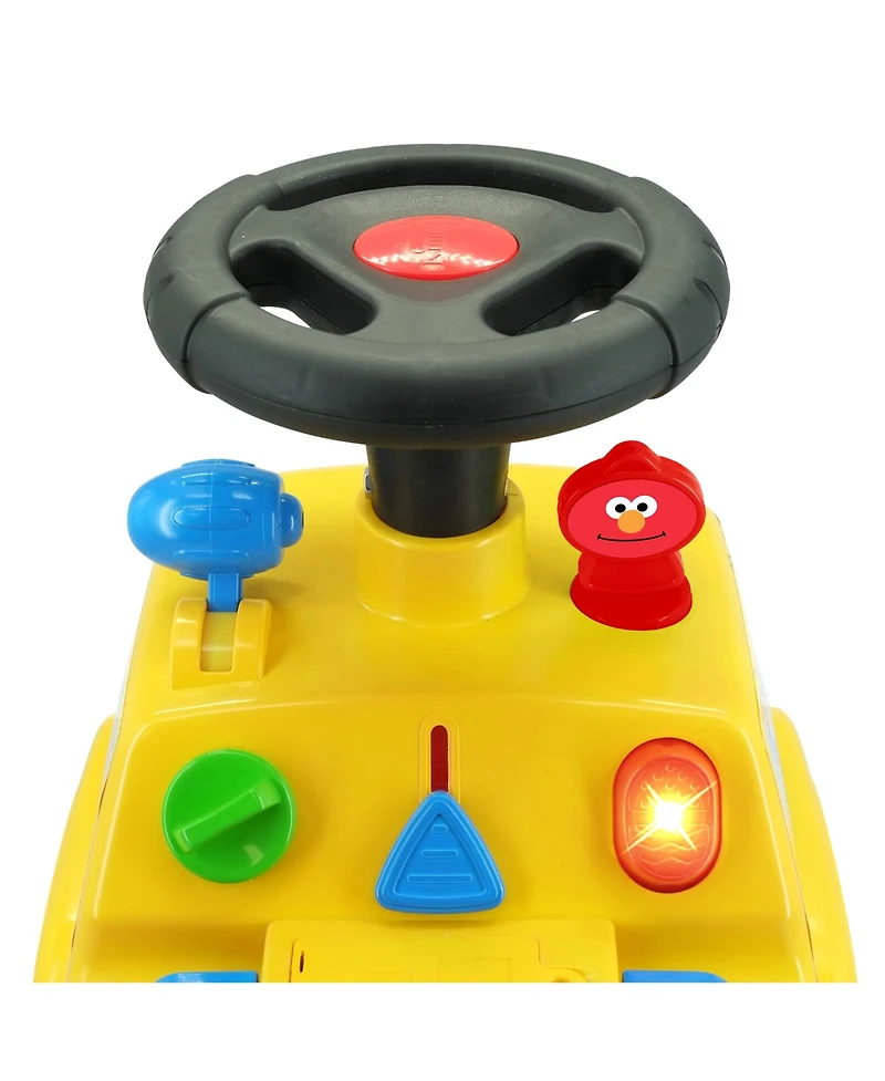 Kiddieland My First Adventure Ride-On: Elmo Interactive Dashboard with Lights and Sounds, 20" x 10" x 13", Ages 1+