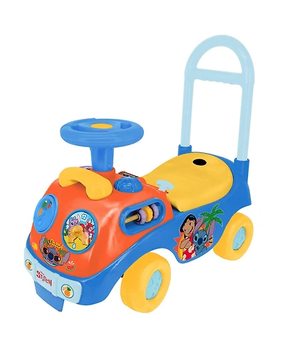 Kiddieland Lights N' Sounds Adventure Stitch Interactive Dashboard Push-Along Ride-On, Ages 1+