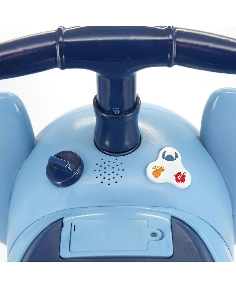 Kiddieland Zoom Ride-On: Stitch Interactive Dashboard Ride-On, Ages 12-36 Months