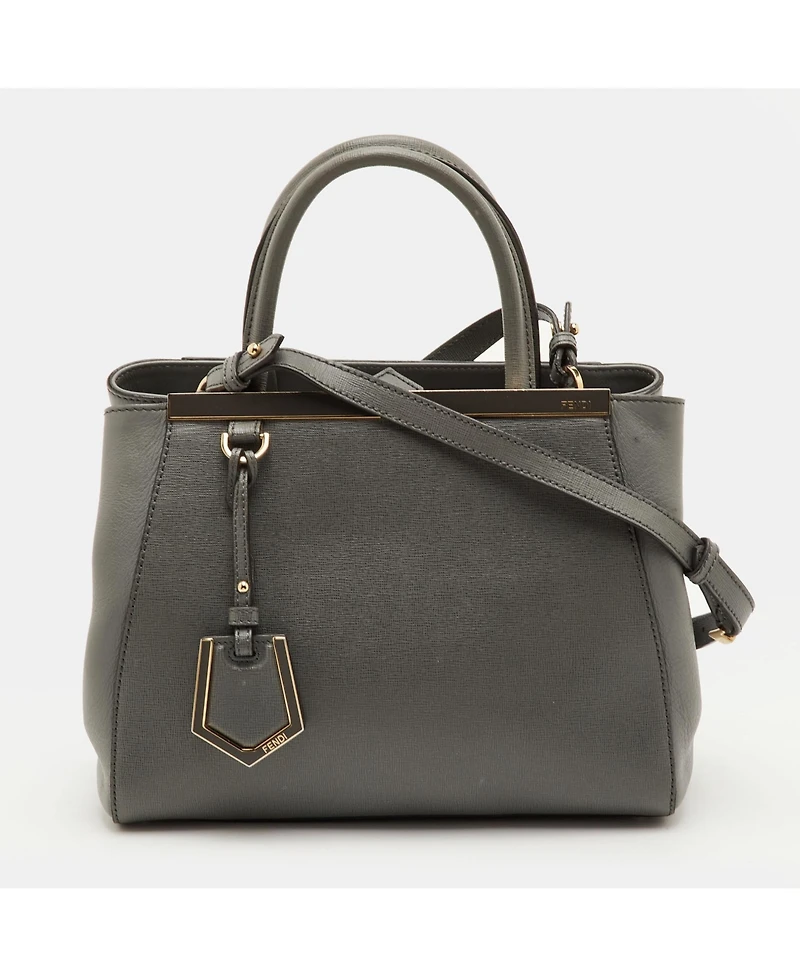 Pre-Owned Fendi Women's 2Jours Saffiano Leather Tote