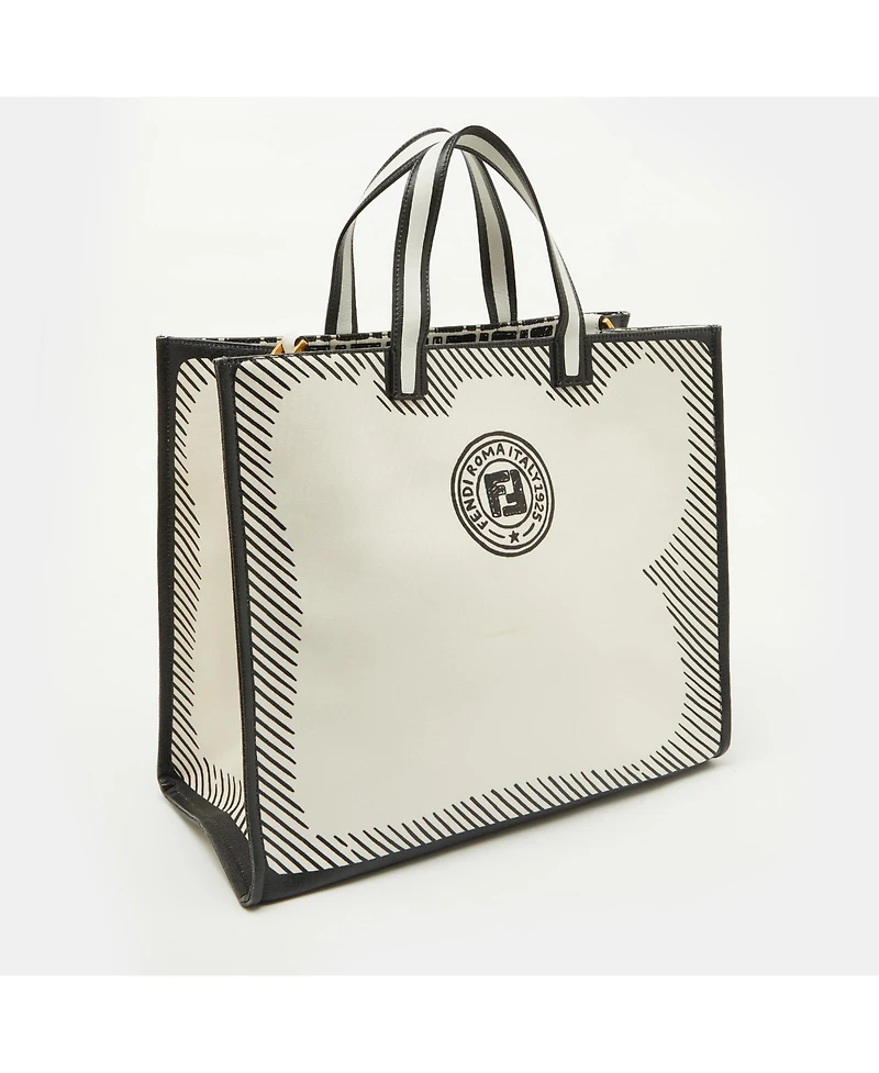 Pre-Owned Fendi Coated Canvas Tote Bag