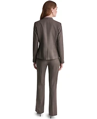 Bcbg Women's Plaid Shoulder-Padding Blazer