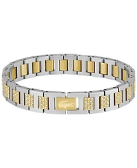 Lacoste Men's Metropole Two-Tone Stainless Steel with Crystal Bracelet