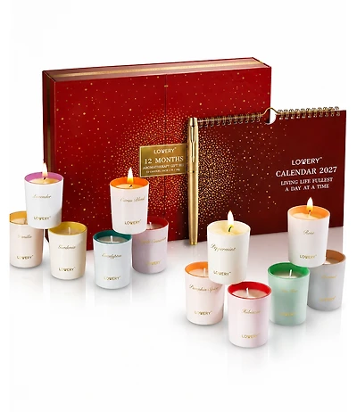 Lovery 14-Piece. Limited Edition Candle Advent Calendar Aromatherapy Gift Set