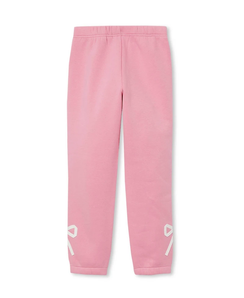 Lands' End Girls Fleece Bow Joggers