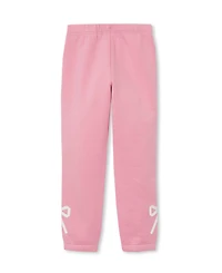 Lands' End Girls Fleece Bow Joggers