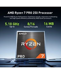 Lenovo ThinkPad L16 16" Fhd+ Touch Business Laptop, Amd Ryzen 7 Pro 250, Amd Radeon Graphics, 32GB DDR5, 512GB Ssd, Wi-Fi 7, Win11 Pro, Black