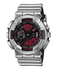 G-Shock Men's Analog Digital Silver-Tone Silicone Watch 48.8mm