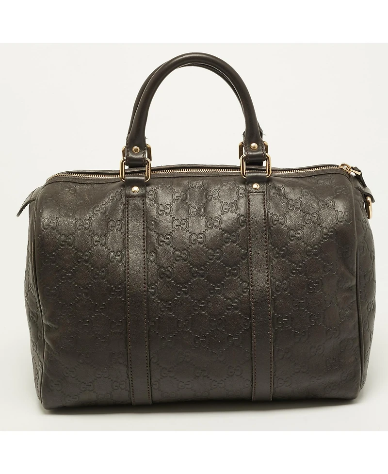 Pre-Owned Gucci Women's Joy Medium Guccissima Leather Boston Bag