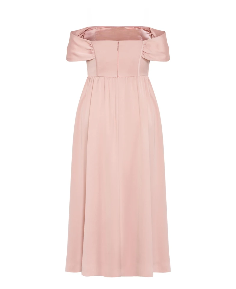 City Chic Women's Angel Love Off Shoulder Maxi Dress
