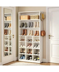 Slickblue Freestanding Shoe Cabinet for Hallway and Living Room