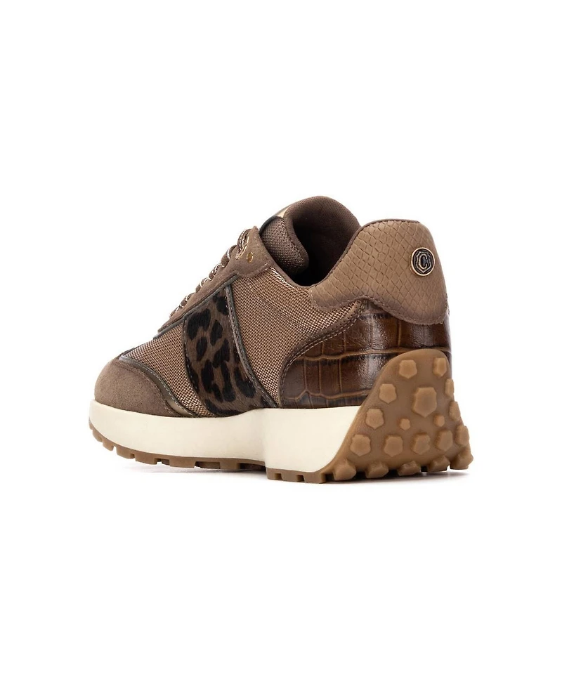 Xti Women's Suede Lace-Up Sneakers Carmela Collection