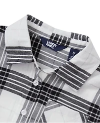 Lands' End Girls Long Sleeve Cropped Flannel Shirt