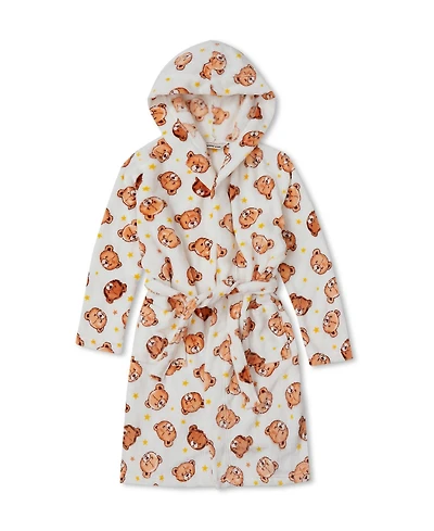 Lands' End Big Girls Hooded Fleece Robe
