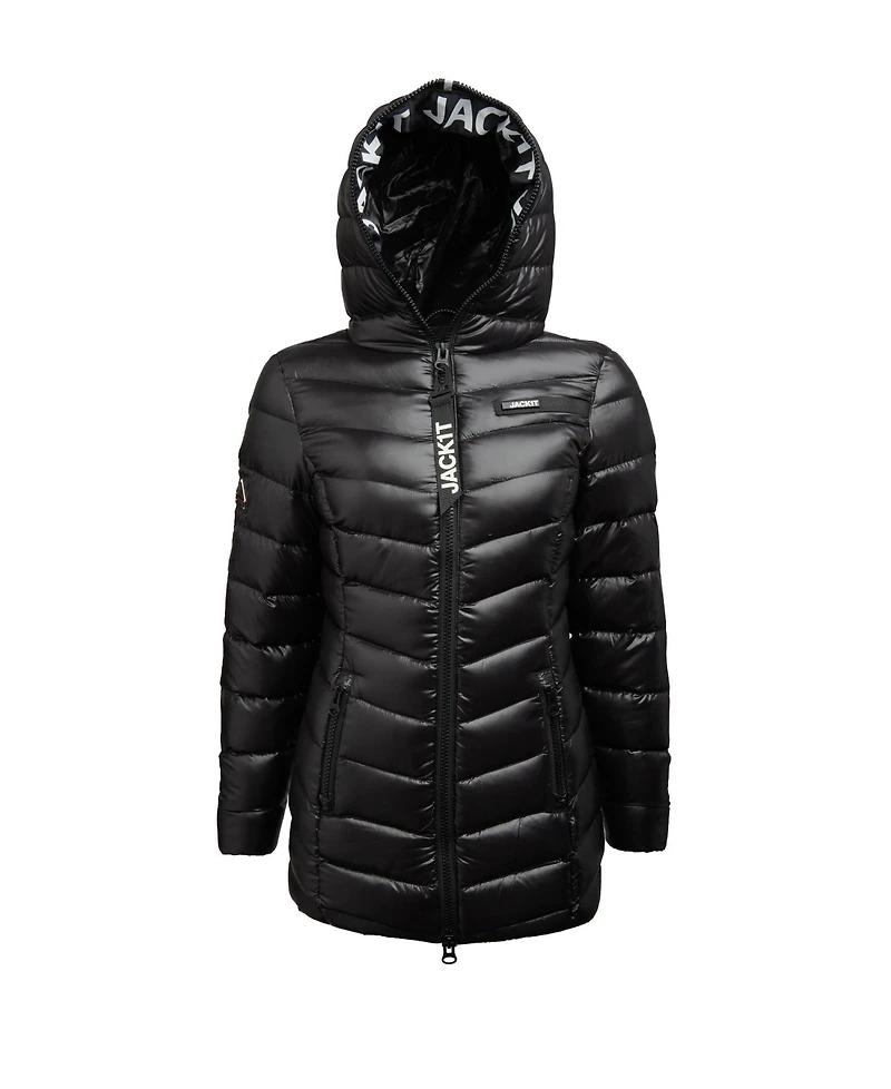 JACK1T Women's Hooded Down Coat Jacket