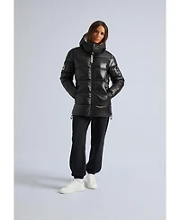 JACK1T Women's High Collar Down Puffer Jacket