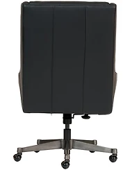 Top Grain Leather Swivel Executive Office Chair with Casters