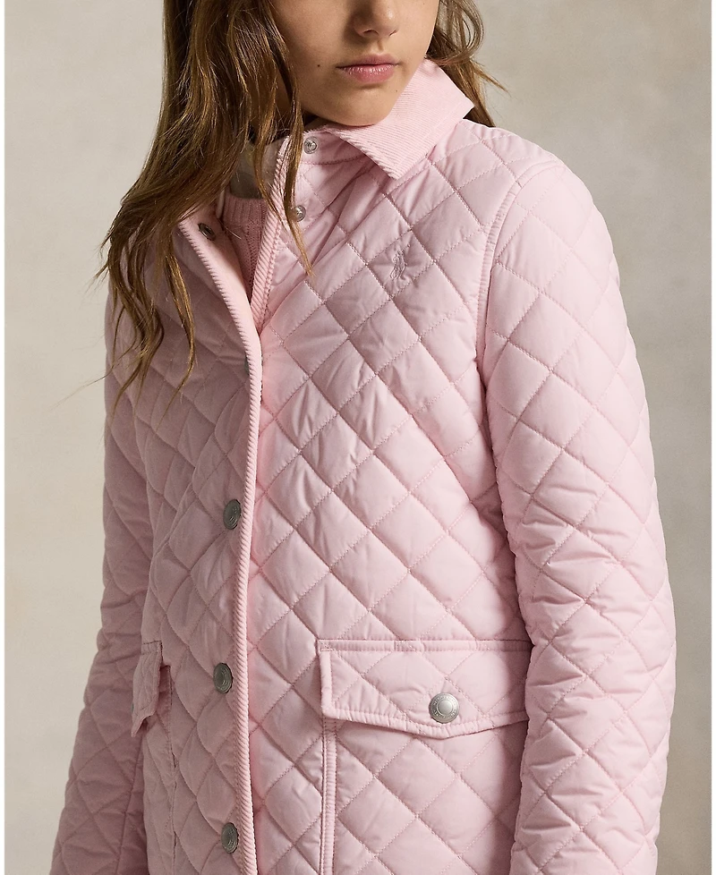 Polo Ralph Lauren Big Girls Quilted Water-Repellent Barn Jacket