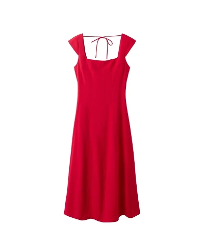 Mango Women's Bow Back A-Line Dress