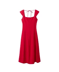 Mango Women's Bow Back A-Line Dress