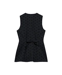 Mint Velvet Women's Polka Dot Longline Waistcoat