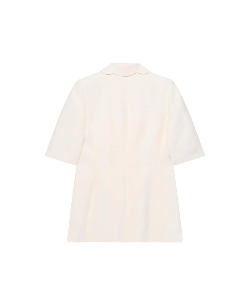 Mint Velvet Women's Scallop Short Sleeve Blazer