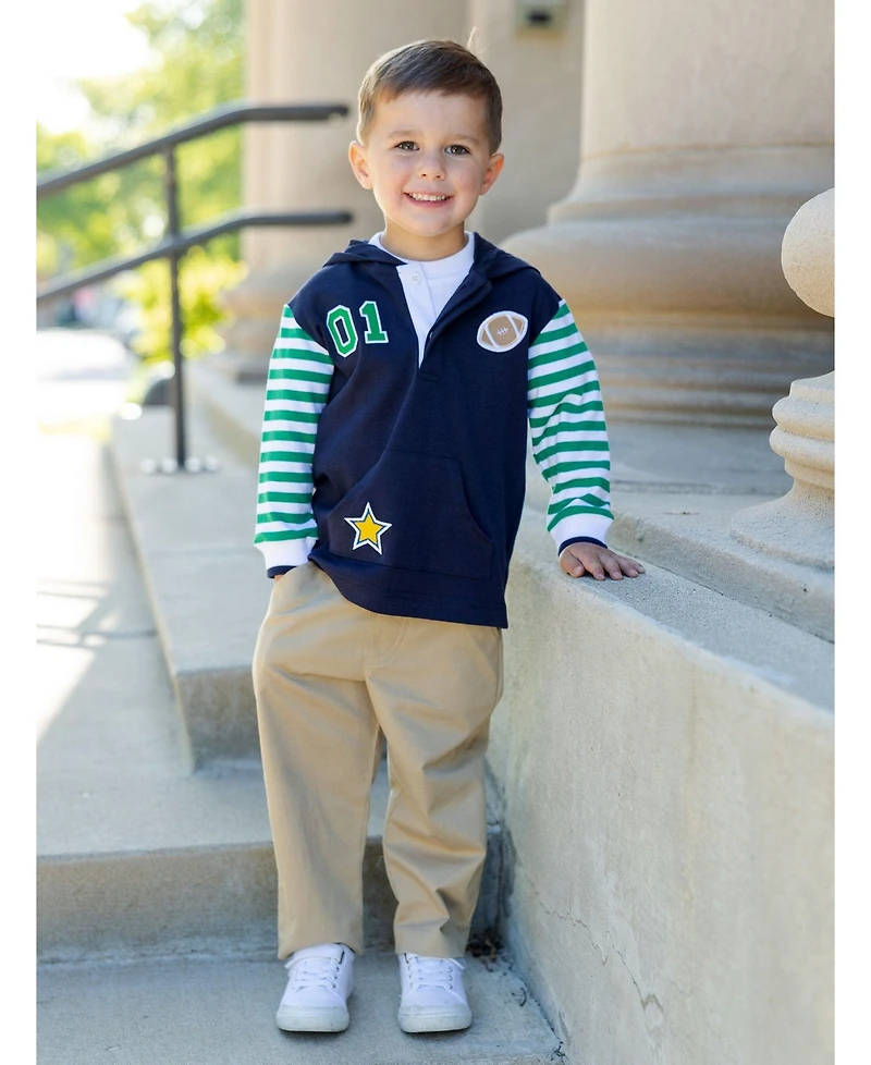 Florence Eiseman Baby Boy's 12M -24M Twill Fake Fly Pants