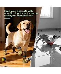 Double-Sided Grip Knit Paw Protection Socks for Dogs