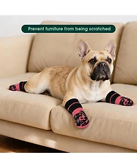 Non-Slip Breathable Recovery and Protective Dog Socks, 2 Pairs