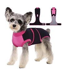 Cotton-Spandex Post-Surgery Recovery Bodysuit Onesie for Dogs